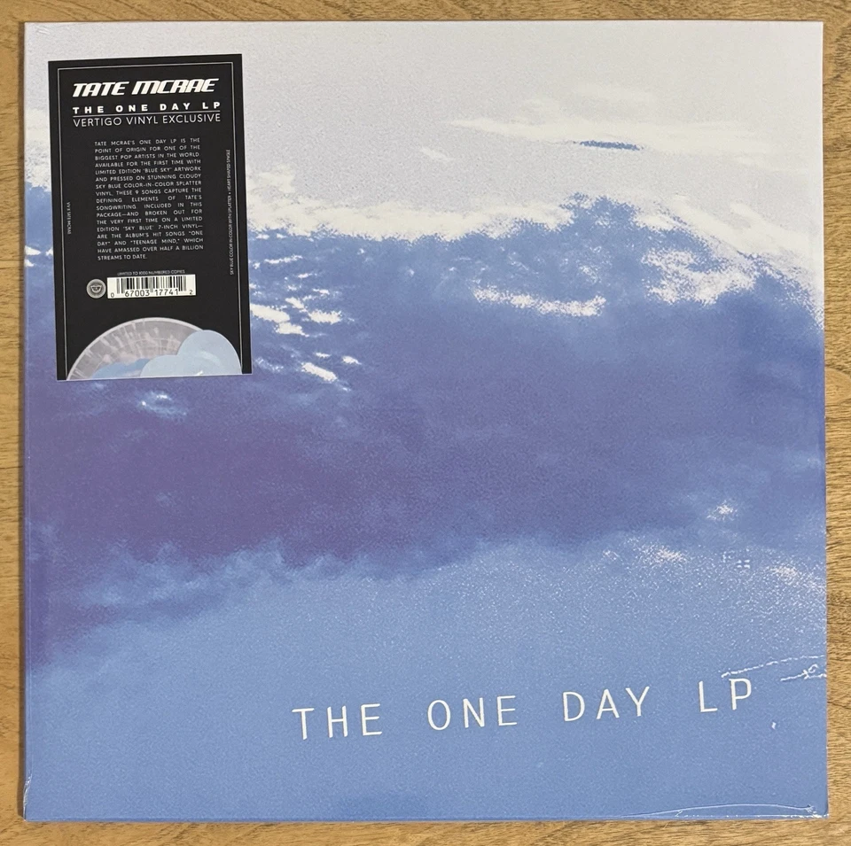IN HAND - Tate McRae Vertigo Vinyl The One Day PLUS HEART #'d /1000 BRAND NEW - Image 2 of 4