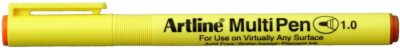12 X Artline 1.0mm Pastell Brown Multi Stift EMP-1 Schreibt Auf Praktisch Alle