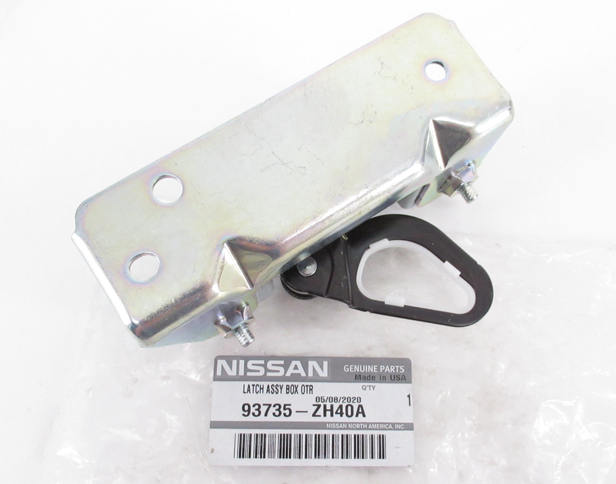 カサカサタテ Genuine OEM Nissan 93735-ZH40A Bed Storage Door Outer Latch 2004