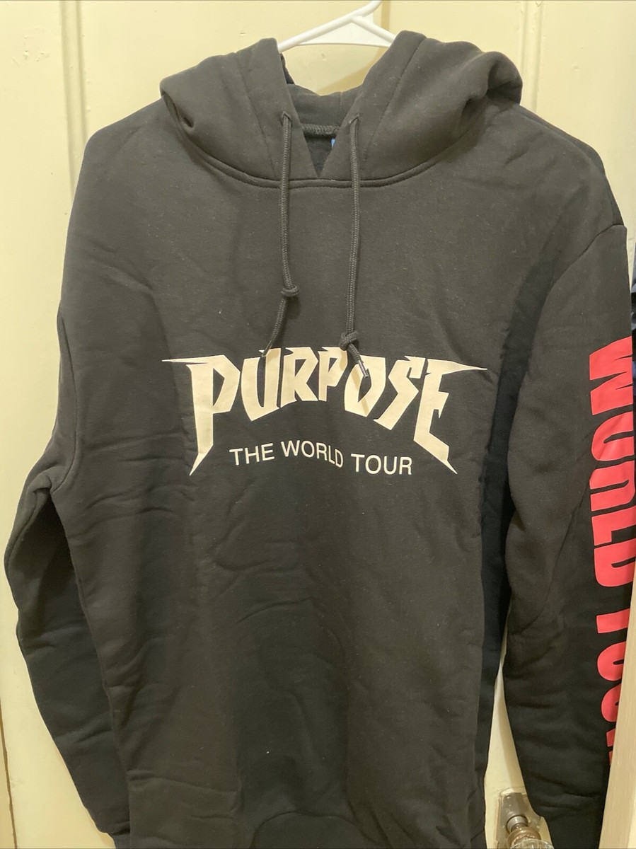 RARE\u003d NWT H\u0026M x Justin Bieber Purpose Tour 2016 Hoodie Black SMALL | eBay