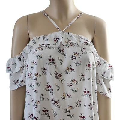 Blush BJ Women's floral Blouse Off Shoulder Top