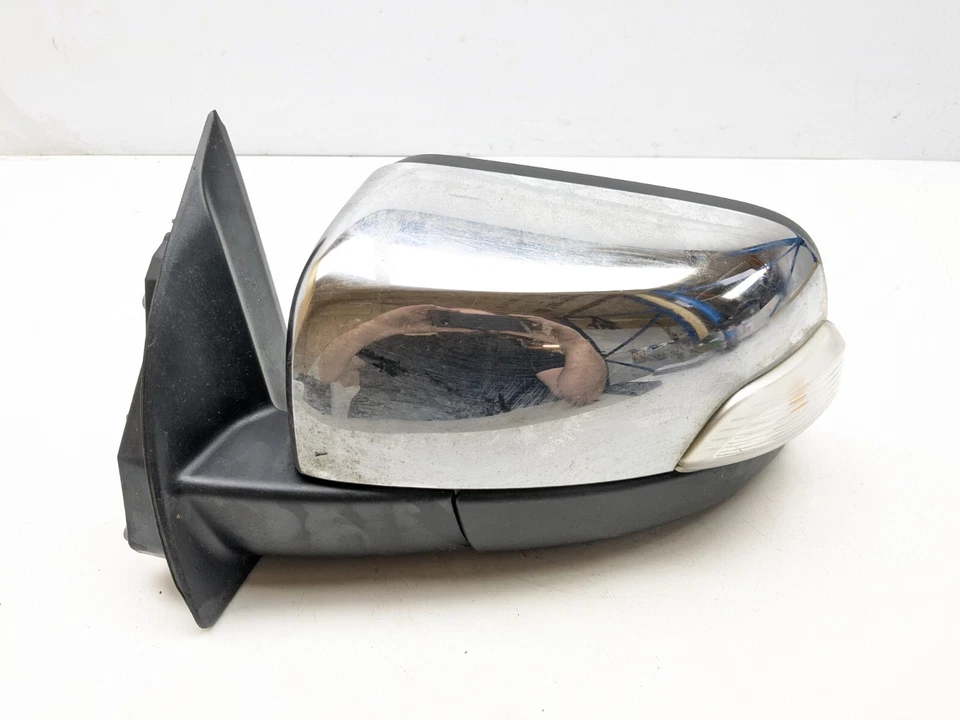 ESPEJO RETROVISOR ELÉCTRICO PLEGABLE LADO IZQUIERDO PASAJERO FORD RANGER MK3 T6 CROMADO 2016 Foto 4 de 4