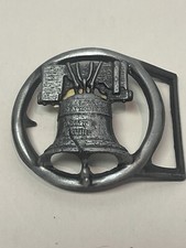 Bicentennial Liberty Bell 1776 American Revolution 1976 Vintage Belt Buckle