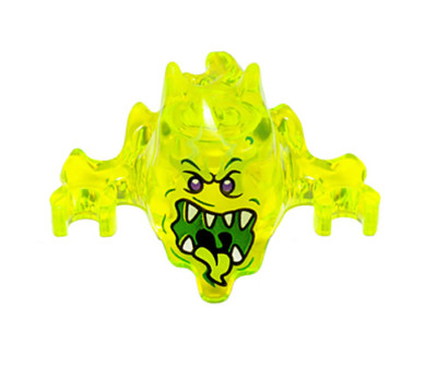 NEW LEGO - Headgear - Monster - Ninjago Skreemer Trans-neon Green