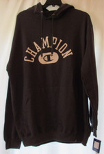 Champion Mens Black Hooded Sweatshirt Big and Tall XLT NWT