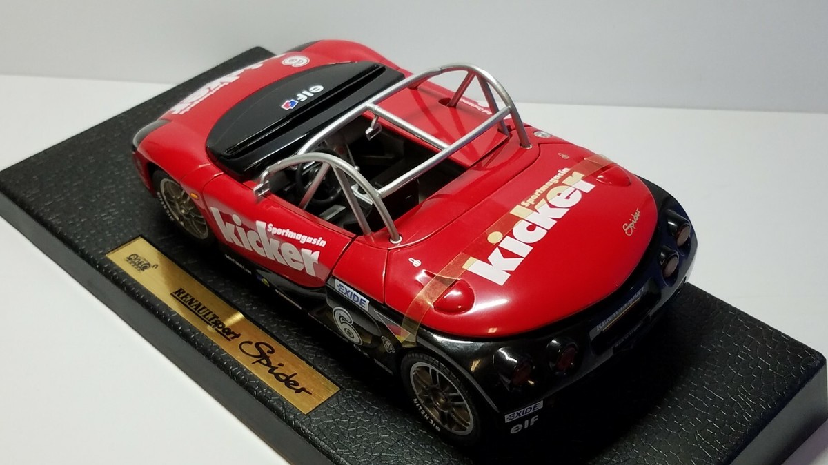 1/18 ANSON RENAULT SPORT SPIDER SPORTMAGASIN KICKER | eBay