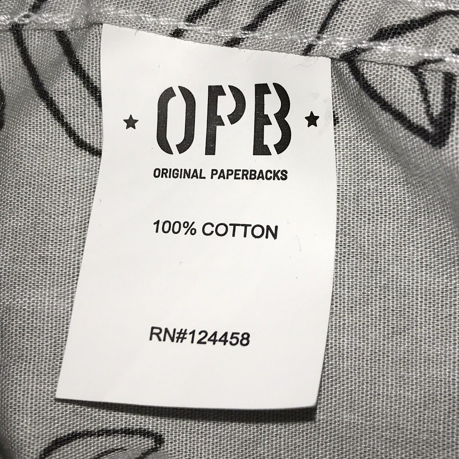 OPB Original Paperbacks Leaf Print Button Up Shir… - image 6