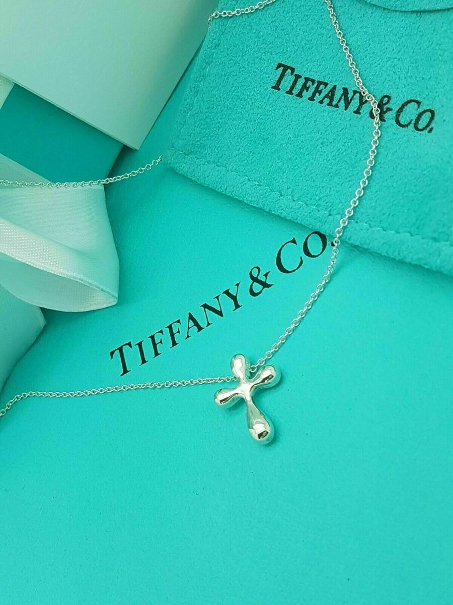 Tiffany & Co. Elsa Peretti Cross Pendant 16 Tiffany & Co. Elsa Peretti Cross Pendant 16