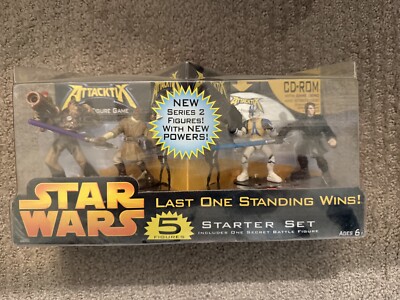 STAR WARS ATTACKTIX  STARTER SET SERIES 2 MACE WINDU NEW  FREE SHIPPING USA ONLY