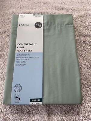 Marks and Spencer King Size Flaches Laken