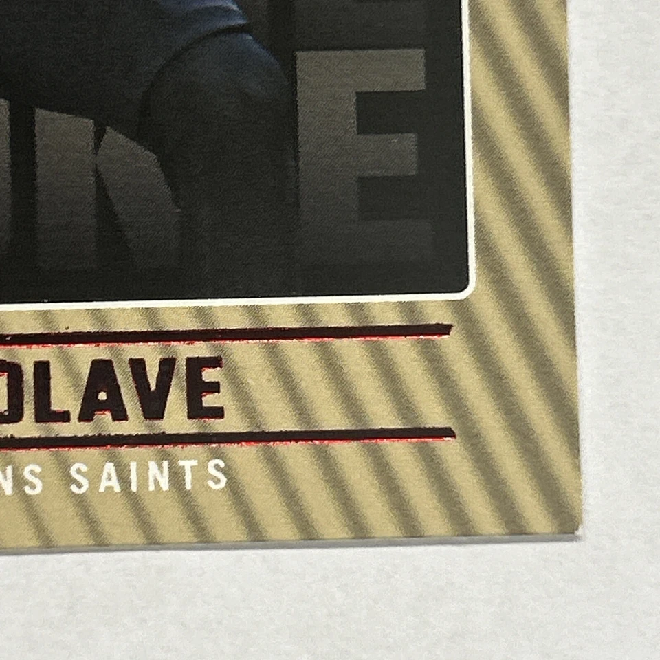 Chris Olave 2022 Panini Zenith RC #109 Red Parallel New Orleans Saints Rookie - Image 4 of 4