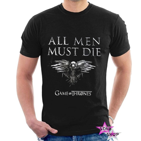 CAMISETA JUEGO DE TRONOS GAME OF THRONE ALGODON HOMBRE ADULTO MANGA CORTA SHRIT