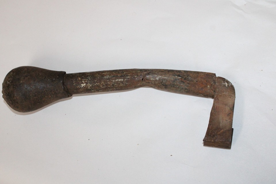 ANTIQUE TURPENTINE HACK PRIMITIVE TAR TOOL METAL HANDLE | eBay