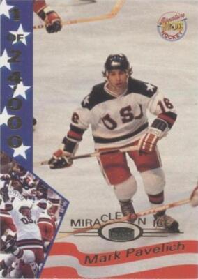 1995 Signature Rookies Miracle on Ice 1980 - Mark Pavelich #25 for