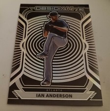 2021 Ian Anderson Panini Chronicles Obsidian ROOKIE Card #60 MINT Atlanta Braves