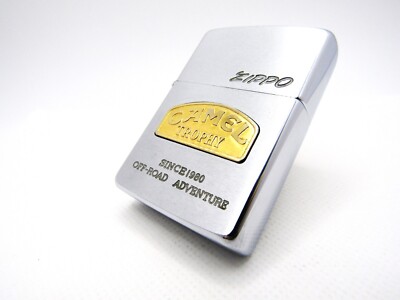 『激レア』　Zippo CAMAEL Trophy Camel Trophy Metal Zippo 1989 Fired Rare | eBay