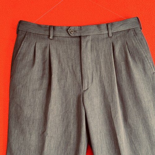 GEOFFREY BEENE ... Pleat & Cuff Dress Pants ... Gray ... Size 36 x 32 - Picture 5 of 12