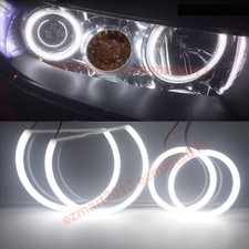Cotton Led 4 Halo Rings For Honda Accord Cl7 Cl9 03-07 Headlight Lamp Angel Eye