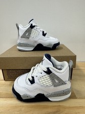 Nike Air Jordan 4 Retro TD Shoes Little Toddler Kids SZ 4C BQ7670-140 NWB