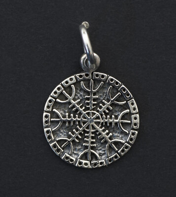 Collana Uomo, Collane Bussola Vichinga Vegvisir, Ciondolo Amuleto Nodo - Foto 2