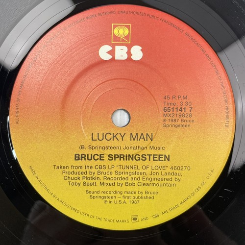 Bruce Springsteen Brilliant Disguise Vinyl Record 7” 45 RPM 651141 7 CBS 1987 - Picture 11 of 12