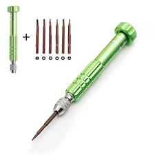 Small Screwdriver Watch Glasses Mini Precision Tiny Set Repair Kit Tool Green