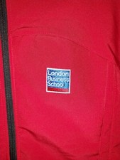 Womens London Business School, Size Xl,hip Zips." Result " Jacket. Red.