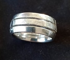 Emporio Armani Ring Sterling Silver 925 Ring, UK Ring Size M 1/2, Hallmarked