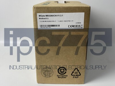 New In Box MOXA MGATE MB3280 2-Port Modbus