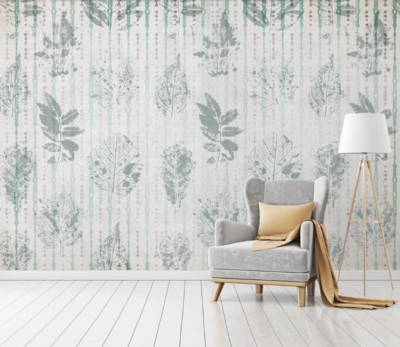 3D Leaf Texture K10862 Wallpaper Mural Self-adhesive Removable Sticker Kay