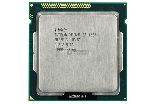 SR00F INTEL XEON E3-1220 3.10GHZ 4 CORE 8MB L3 CACHE 80W LGA1155 - Picture 2 of 7