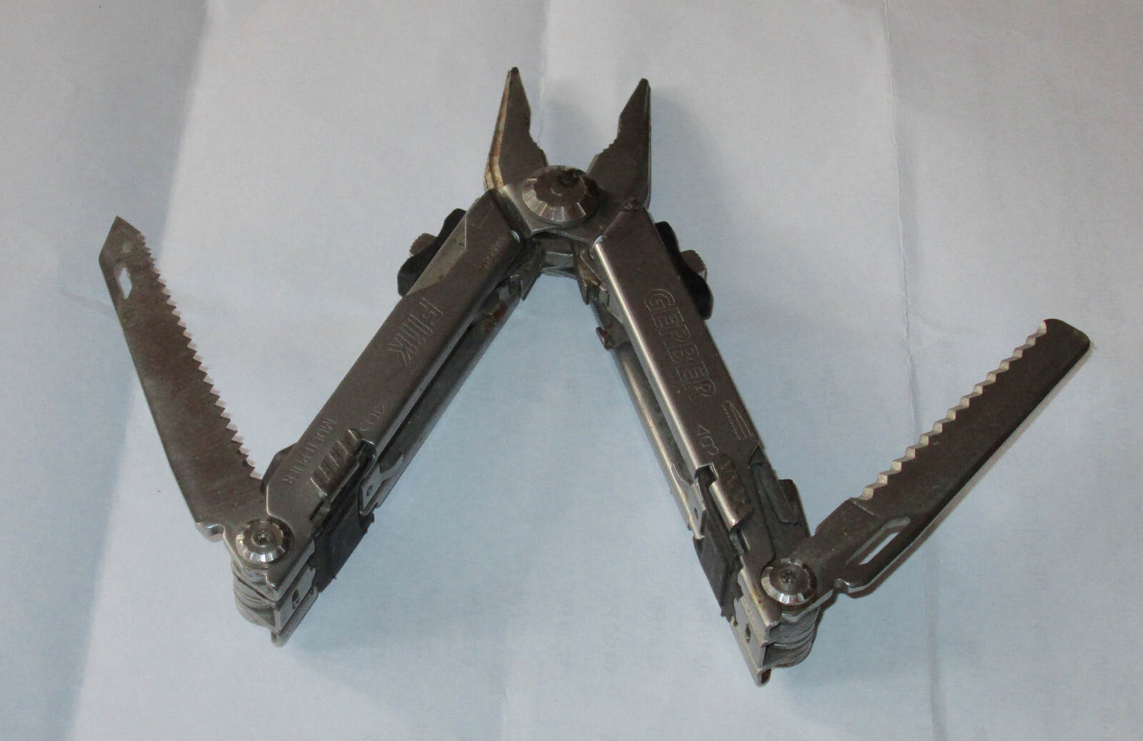 Gerber Flik Multi Tool MultiPlier Stainless Steel Silver finish eBay