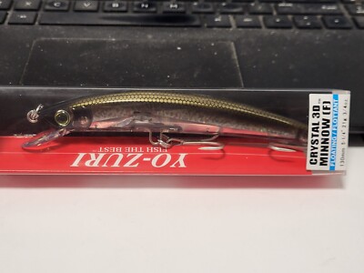1 Yo-Zuri Crystal 3D Minnow BUNKER Color SBR 3/4oz. DISC FOR 2+