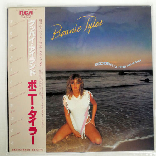 BONNIE TYLER GOODBYE TO THE ISLAND RCA RPL8019 JAPAN OBI VINYL LP - Afbeelding 1 van 1