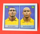 Merlin's Official England World Cup 1998/Sticker #182 Romario-Ronaldo Brazil Uncleaned