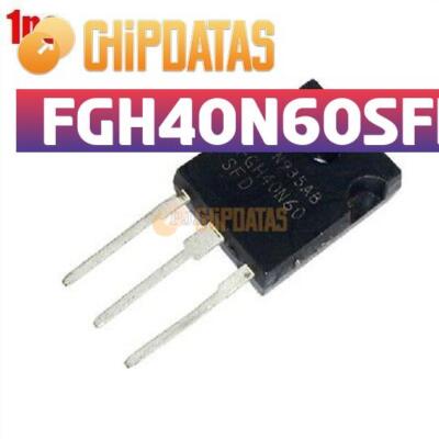 3PCS New Fairchild FGH40N60SFD TO-247 IGBT Transistor