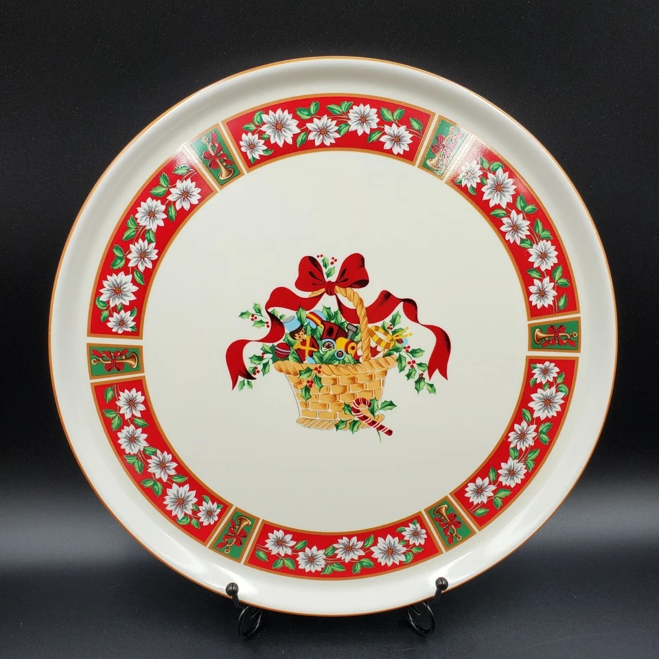 Charlton Hall Kobe Plato de Pastel de Navidad Azúcar Cuenco Crema Pastel Servidor Foto 2 de 4