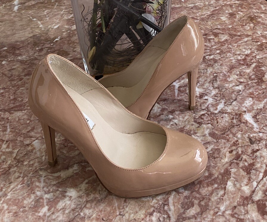 BENNETT Women's Taupe Sledge Platform Pumps Size 36/US EUC,  $295