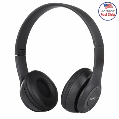 Foldable Design Bluetooth Stereo Headphone with Call Support, Mic/ 3.5mm Jack/FM