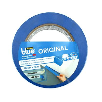 Scotch Blue Abdeckband 3M Original Malerband Für Innen 55 m Rolle