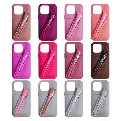 Lippenstift DIY Make-up Soft Phone Case für iPhone 16 15 14 13 12 11 Pro Max
