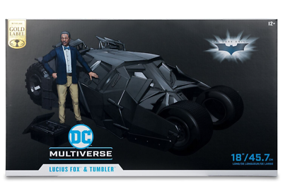 MCFARLANE TOYS DC MULTIVERSE BATMOBILE: LUCIUS FOX & TUMBLER (THE