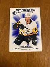 2021/22 UD Sp Hockey Radim Zohorna #125 SP Rookie Authentics Blue! PENGUINS