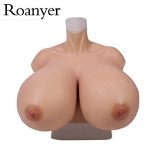 Roanyer Silicone Large Z Cup Breast Forms Fake Huge Boobs for crossdresser
