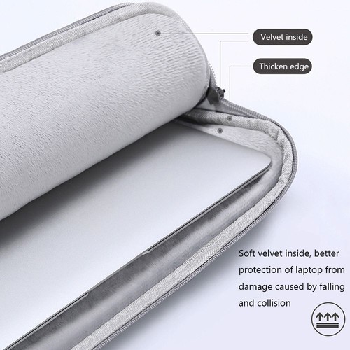 Shockproof Sleeve Laptop Bag Notebook Case Cover For MacBook HP Dell Lenovo - Photo 3/9