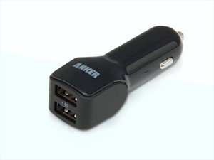 Anker 24w Dual Port Rapid Usb Car Charger W Poweriq Technology