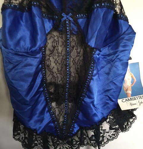 Seven til Midnight lingerie - New Tag Black/Blue negligee & matching Underwear - Picture 14 of 19