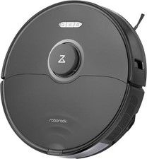Roborock S7 Robot Vacuum Cleaner and Sonic Mopping with DuoRoller - Black