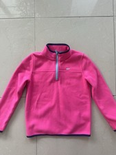Vineyard Vines Girls Harbor Fleece 1/2 Zip- Medium 10-12 NWOT