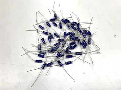 50-pcs Nichicon VX 22UF 20% 25V Electrolytic Capacitor Polarized Axial 5x13mm